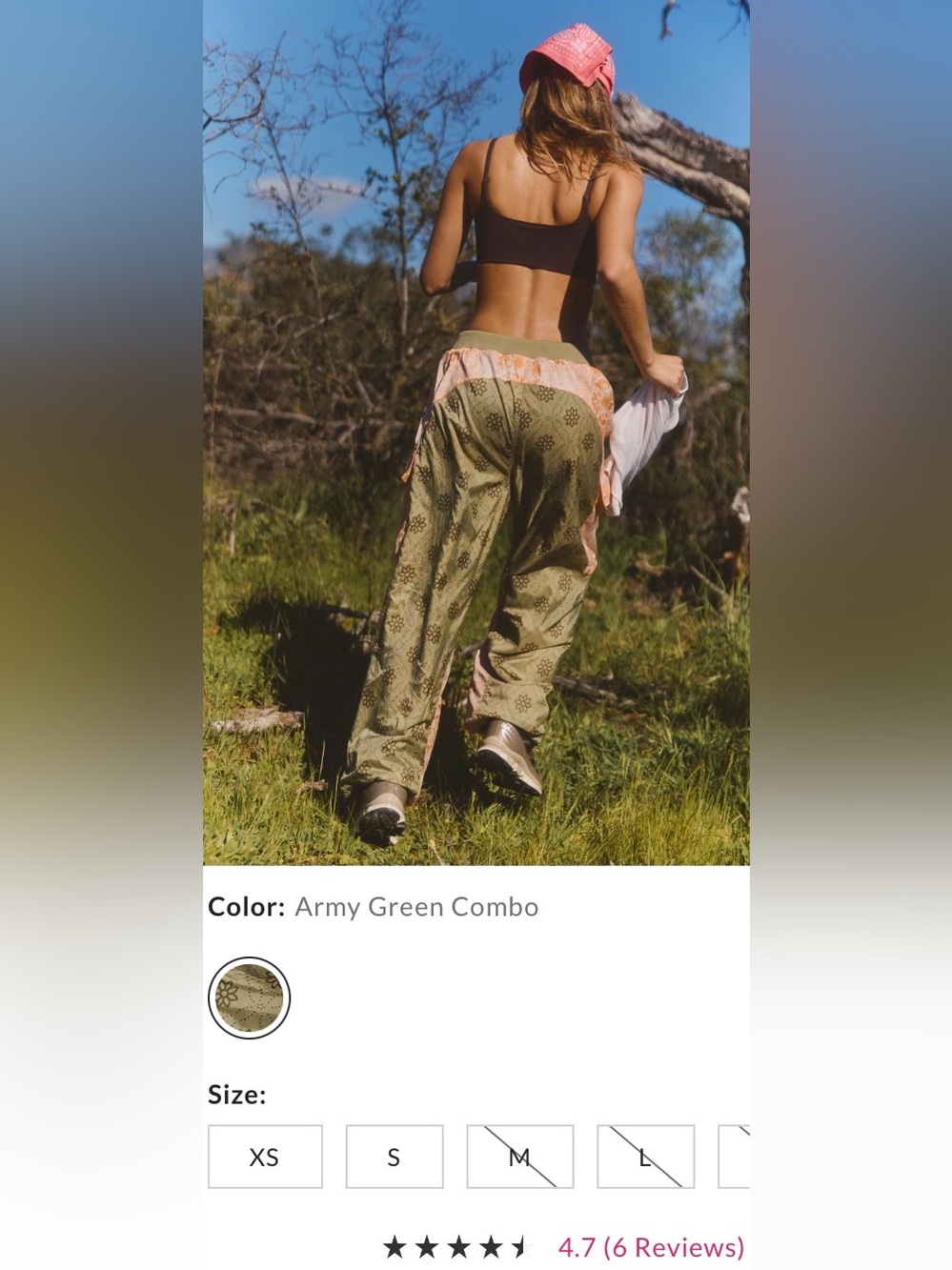 FP MOVEMENT by FREE PEOPLE ~ Colorburst Fleece-Lined Hike Pants ~ Army ~ XS NWT* - Picture 2 of 11
